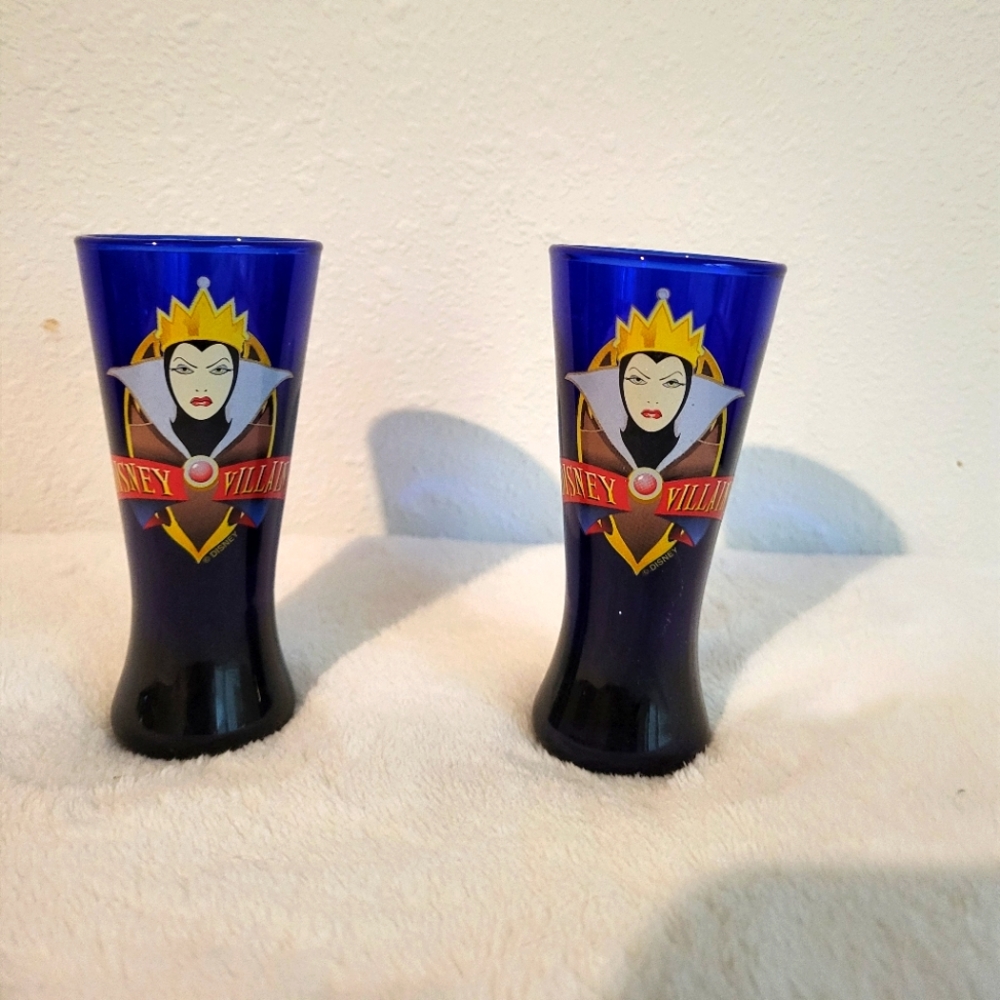 Disney Villains Shot Glasses Rare
